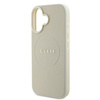 Guess GUHMP16SPGHSMME iPhone 166.1" beżowy/beige hardcase Grained Ring MagSafe
