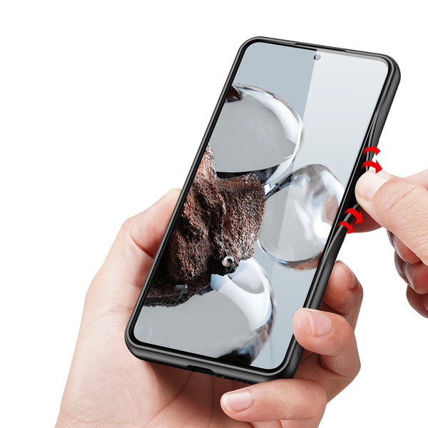 Dux Ducis Fino etui do Xiaomi 12T Pro / Xiaomi 12T pokrowiec z silikonową ramką niebieskie