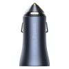 Baseus Golden Contactor Pro fast car charger USB Type C / USB 40 W Power Delivery 3.0 Quick Charge 4 + SCP FCP AFC gray (CCJD-0G)