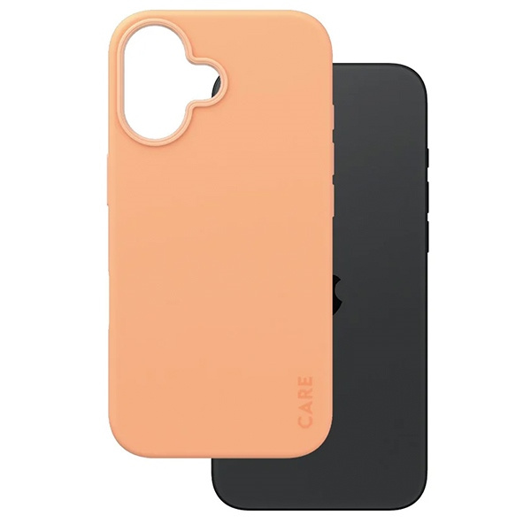 CARE by PanzerGlass Fashion Case iPhone 16 6.1" brzoskwiniowy/peachy MagSafe 1389