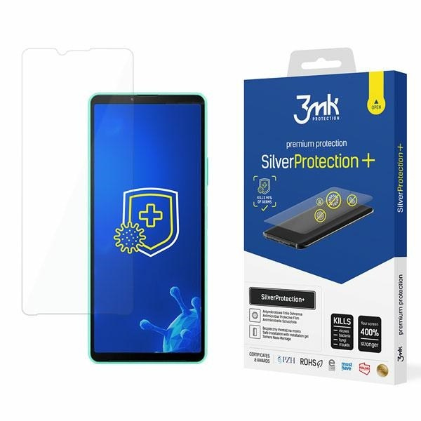 3MK Silver Protect+ Sony Xperia 10 IV Folia Antymikrobowa montowana na mokro