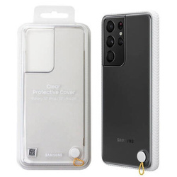 Samsung Galaxy S21 Ultra Clear Protective Cover EF-GG998CWEGWW - transparent with white frame Damaged packaging