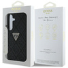 Etui Guess Hot Stamp 4G Pattern Triangle Metal Logo do Samsung Galaxy S25 czarny