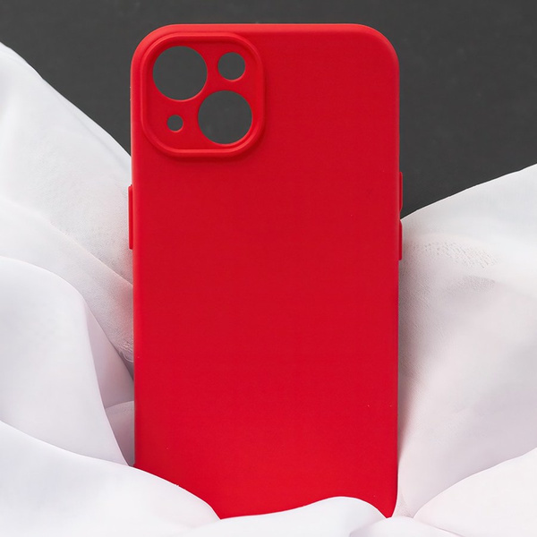 Silicon overlay for samsung galaxy m13 4g red