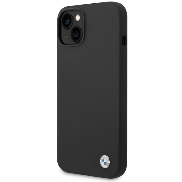 Etui BMW Silicone Metal Logo na iPhone 15 / 14 / 13 - czarne