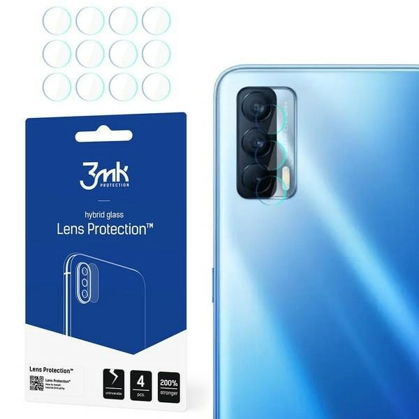 3MK FLEXIBLE GLASS LENS REALME V15 5G HYBRID GLASS FOR 4 PCS CAMERA