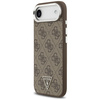 Etui Guess 4G Triangle Logo MagSafe do   iPhone Air brązowy srebrny