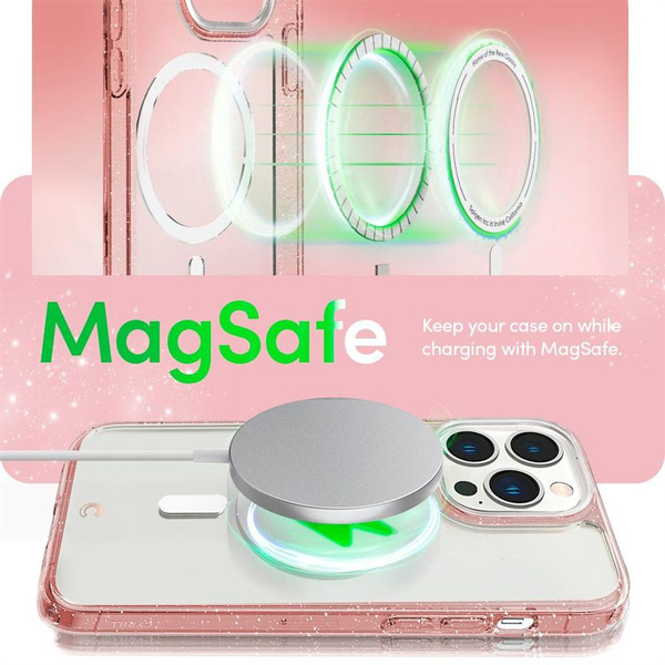 SPIGEN CYRILL SHINE MAG MAGSAFE IPHONE 14 PRO GLITTER ROSE