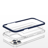 CLEAR 3IN1 CASE FOR IPHONE 13 PRO MAX FRAME COVER GEL BLUE