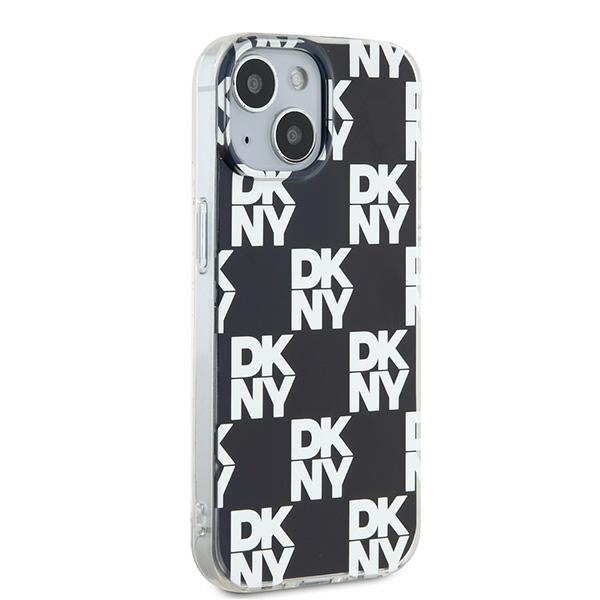 DKNY DKHCP15SHDLCEK iPhone 15 / 14 / 136.1" czarny/black hardcase IML Checkered Mono Pattern
