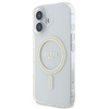 Guess GUHMP16SHFGERET iPhone 166.1" przeźroczysty/transparent hardcase IML Glitter Circle MagSafe