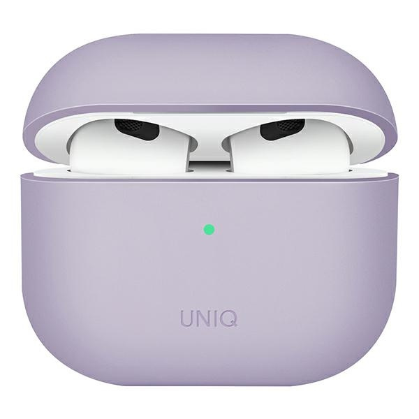UNIQ etui Lino AirPods 3 gen.Silicone lawendowy/lavender