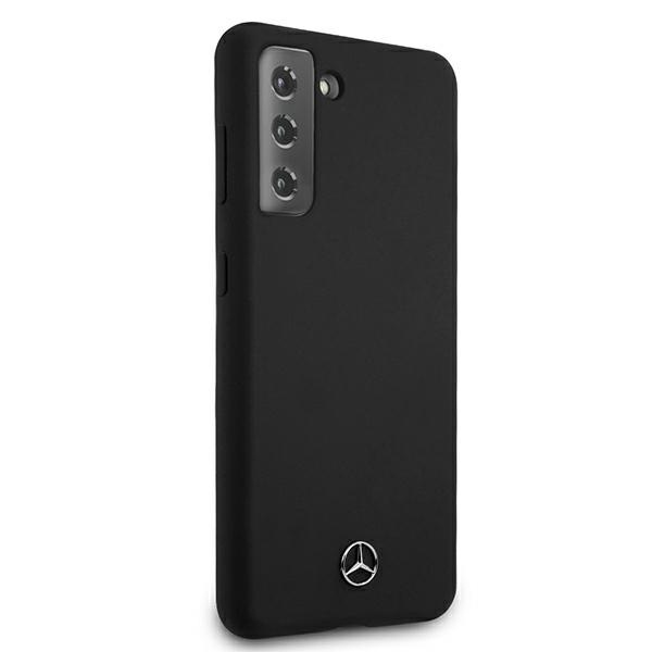 Mercedes MEHCS21SSILBK S21 G991czarny/black hardcase Silicone Line