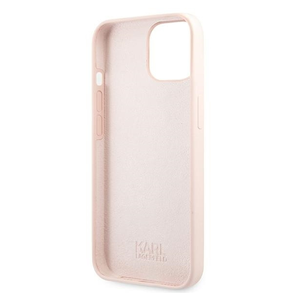 KARL LAGERFELD KLHCP13MSSKCI IPHONE 13/14/15 6.1 "HARDCASE LIGHT PINK / LIGHT PINK SILICONE KARL & CHUPETTE