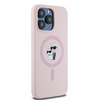 KARL LAGERFELD KLHMP15LSCMKCRHP IPHONE 15 PRO 6.1" RÓŻOWY/PINK HARDCASE SILICONE KARL & CHOUPETTE MAGSAFE
