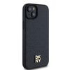 DKNY DKHMP15MPSHRPSK iPhone 15 Plus /14 Plus 6.7" czarny/black hardcase Leather Monogram Pattern Metal Logo MagSafe