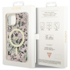 Guess GUHMP14MHCFWSP iPhone 14 Plus/ / 15 Plus 6.7" różowy/pink hardcase Flower MagSafe