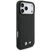 Etui BMW M Quilted Logo MagSafe do       iPhone 17 Pro Max czarny