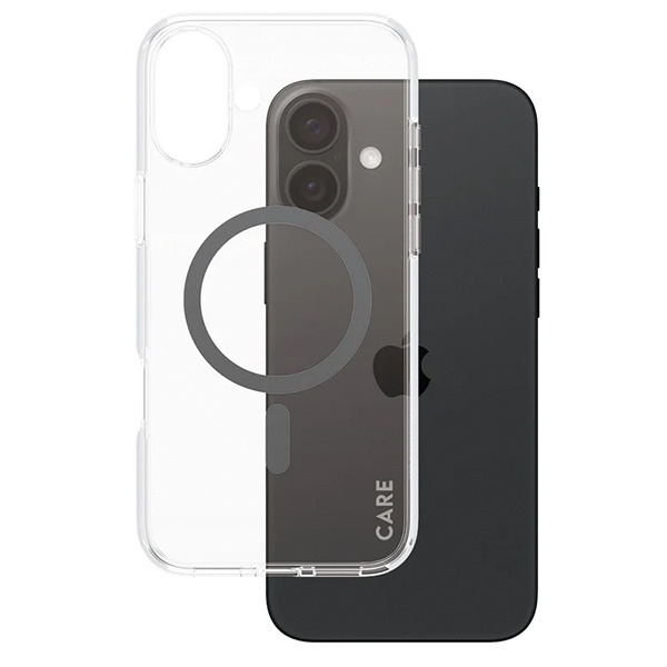 CARE by PanzerGlass Flagship Case iPhone 16 Plus 6,7" czarny/black MagSafe 1347