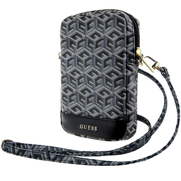 Guess Torebka GUWBZPGCSPGK czarny/blackZip GCube Bottom Stripe