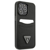 Guess GUHCP13LPSATPK iPhone 13 Pro / 136,1" czarny/black hardcase SaffianoTriangle Logo Cardslot