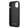 Etui Mercedes Leather Perforated Area na iPhone 13 mini - granatowe