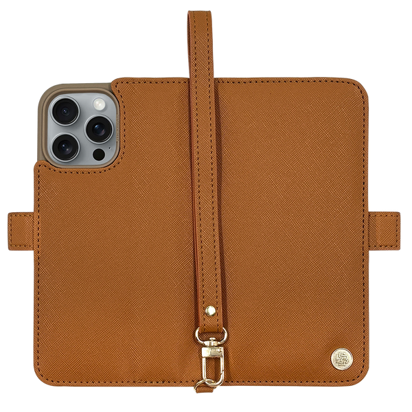 ZUCK BEAR GAVIN FOLIO IPHONE 16 PRO BROWN