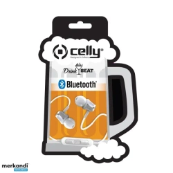Celly DrinkBeat Drink Beer Wireless Headphones White