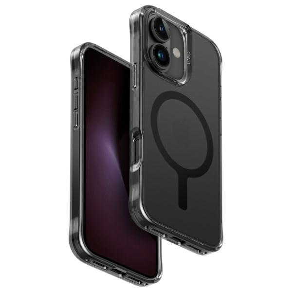 UNIQ etui LifePro Xtreme iPhone 16 6.1"  Magclick Charging czarny/frost smoke