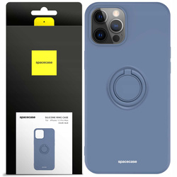 Spacecase Etui Silicone Ring iPhone 12 Pro Max blue