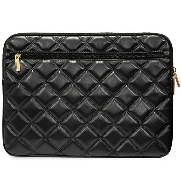 Guess Sleeve GUCS14ZPSQSSGK 14"czarny/black Quilted 4G