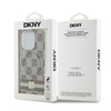 DKNY DKHMP14XHCPTSE iPhone 14 Pro Max6.7" beżowy/beige hardcase IML Checkered Mono Pattern & Printed Stripes MagSafe
