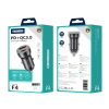 JELLICO ładowarka samochodowa F4 PD 20W 1xUSB-C + 1xUSB QC3.0 Czarny