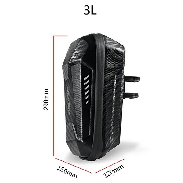 WILDMAN Etui/uchwyt na hulajnogę ES8X Plus sakwa na ramę czarna/black