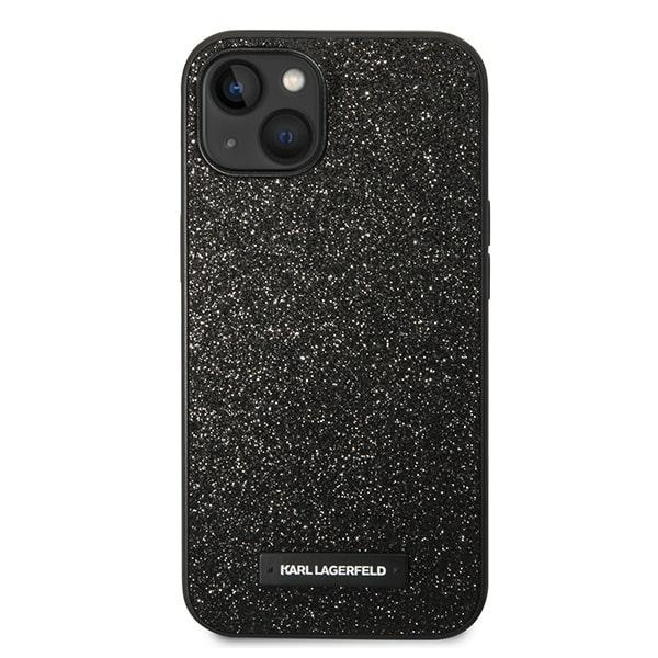 Karl Lagerfeld KLHCP14MG2ELK iPhone 14 Plus 6.7 "hardcase black / black Glitter Plaque Logo