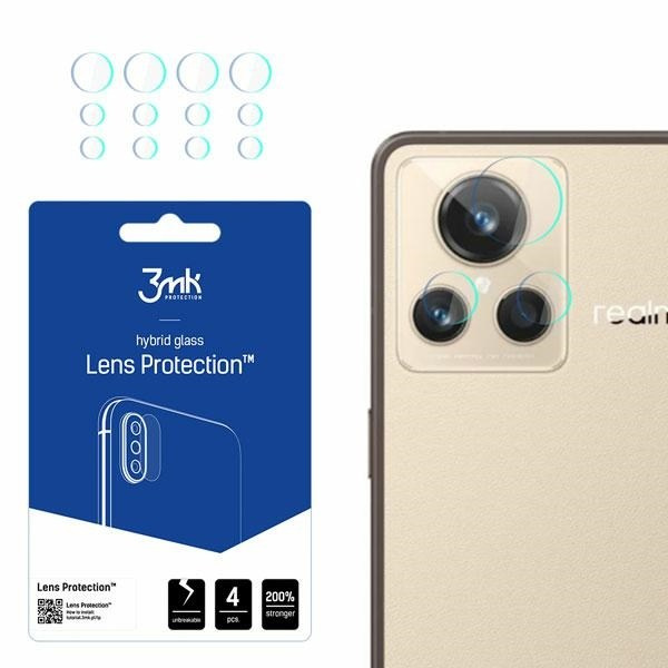 3MK LENS PROTECT REALME GT2 MASTER EXPLORER CAMERA LENS PROTECTION 4 PCS