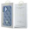 Guess GUHCP16SP4TDPB iPhone 166.1" niebieski/blue hardcase Leather 4G Triangle Strass