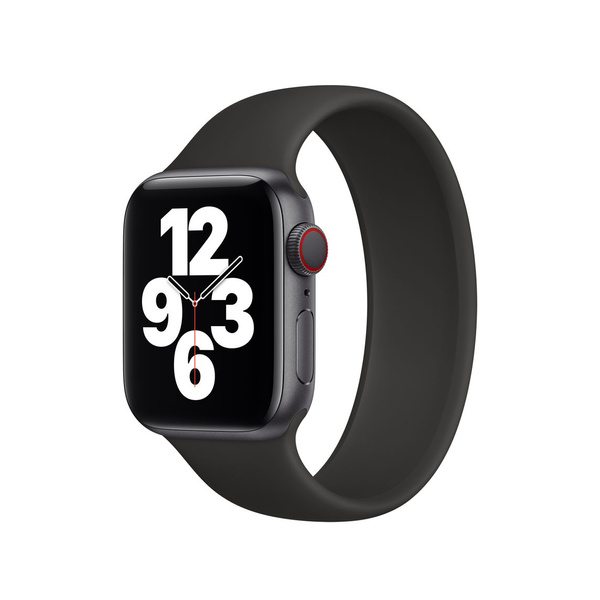 APPLE STRAP SOLO MYNC2ZM/A SILICONE APPLE WATCH STRAP 44MM / 45MM BLACK SIZE 10 WITHOUT PACKAGING