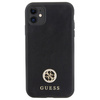 Guess GUHCN61PS4DGPK iPhone 11 / Xr 6.1" czarny/black hardcase Strass Metal Logo