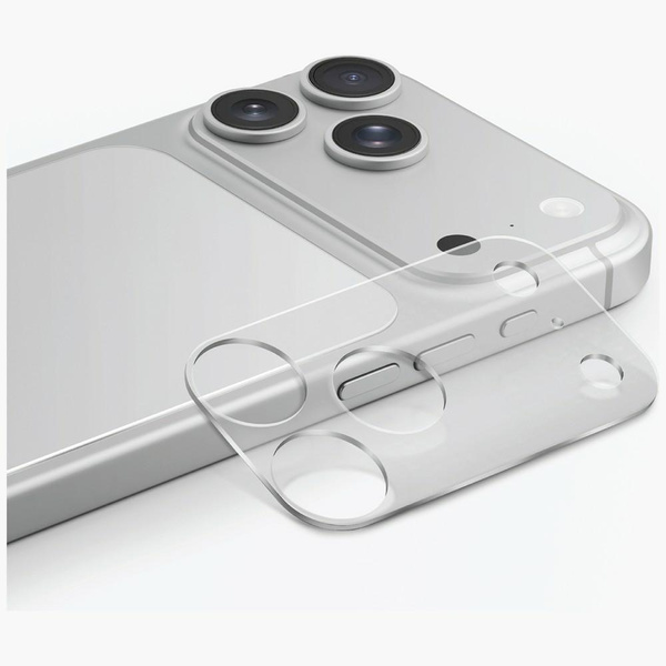 Ochrona modułu aparatu i tylnego panelu  UNIQ Optix Aeroshield+ Camera Module Protector do iPhone 17 Pro przezroczysty