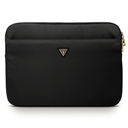 Guess Sleeve GUCS13NTMLBK 13" czarny/black Nylon Triangle Logo