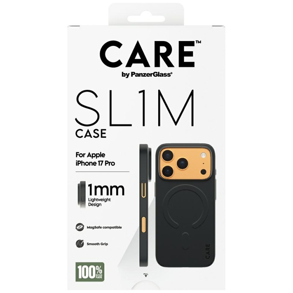 Etui CARE by PanzerGlass SL1M MagSafe do iPhone 17 Pro czarny