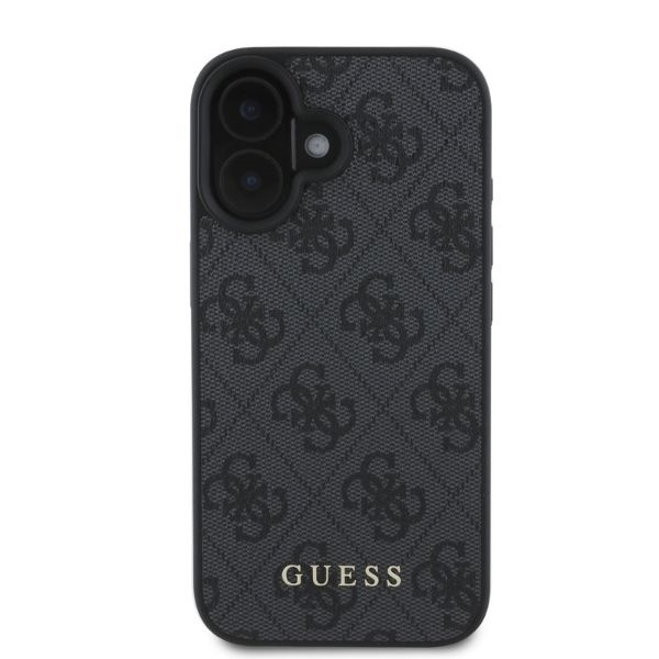 Guess GUHCP16SG4GFGR iPhone 16 6.1" czarny/black hardcase 4G Classic
