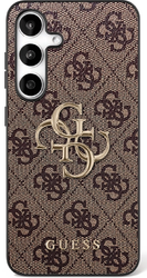 Etui Guess Big 4G Classic Logo do Samsung Galaxy S25 FE brązowy