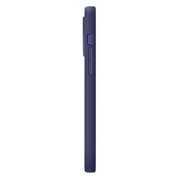 Etui Uniq Lino na iPhone 14 Pro Max - purpurowe