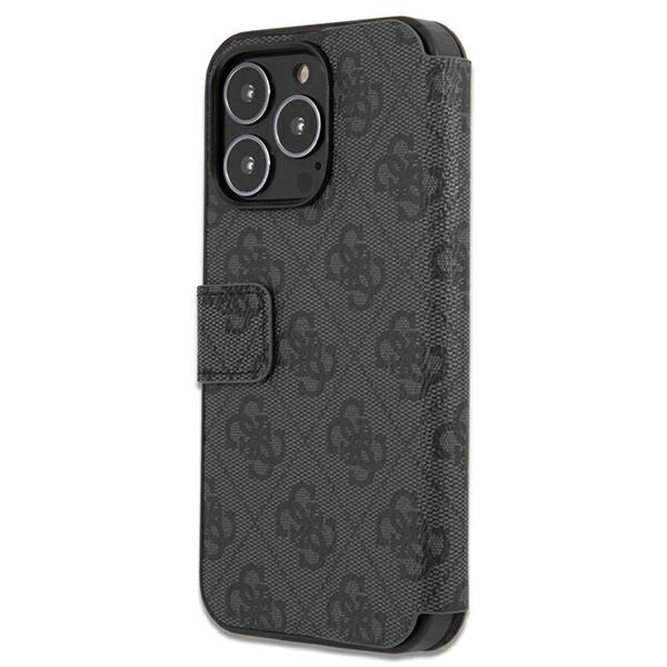 Guess GUBKP13L4GMGGR iPhone 13 Pro / 136,1" szary/grey book 4G Big Metal Logo