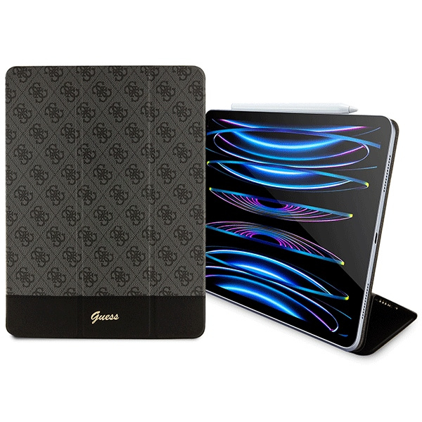 Guess GUFCP12PS4SGK iPad Pro 12.9"czarny/black 4G Stripe Allover