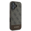 Guess GUHCP16MG4GLBR iPhone 16 Plus 6.7"brązowy/brown hardcase 4G Bottom Stripe