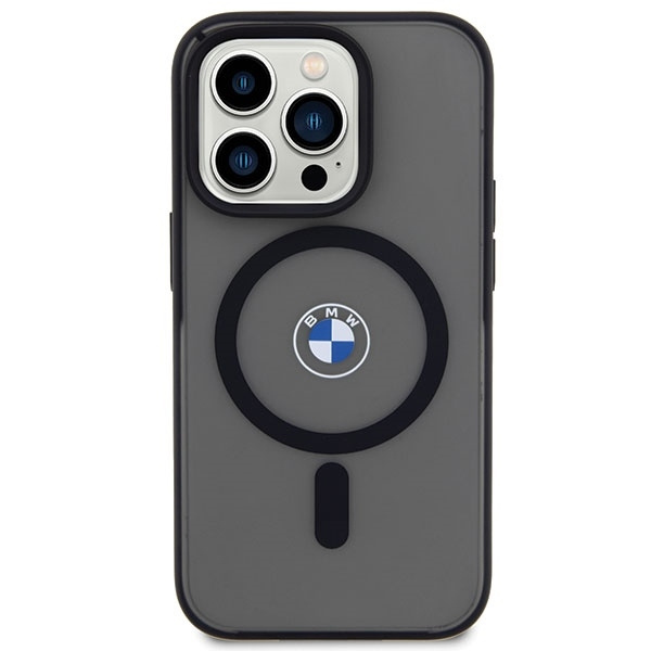 Case BMW BMHMP14XDSLK iPhone 14 Pro Max 6.7" black/black hardcase Signature MagSafe
