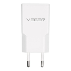 VEGER ładowarka sieciowa USB A + USB C QC PD 30W 30W1A1C biała